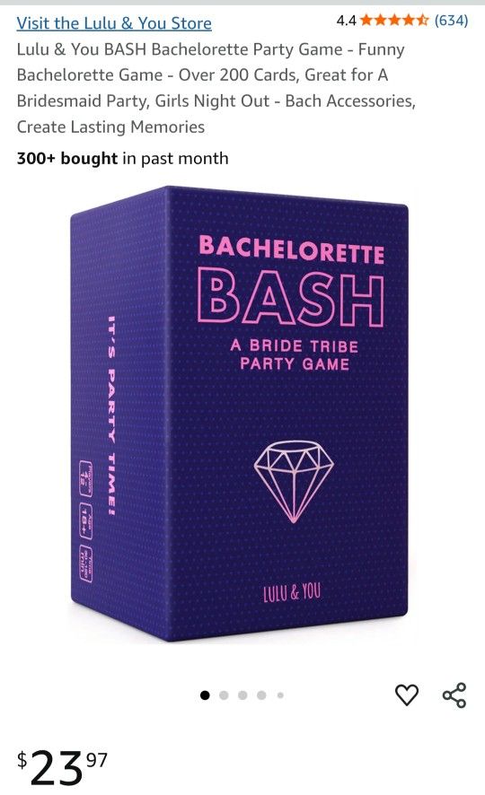 Bachelorette Party Card Game