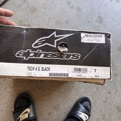 Alpine stars motorcycle riding boot size 7