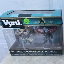 Aquaman & Black Manta Vynl. Funko Pop