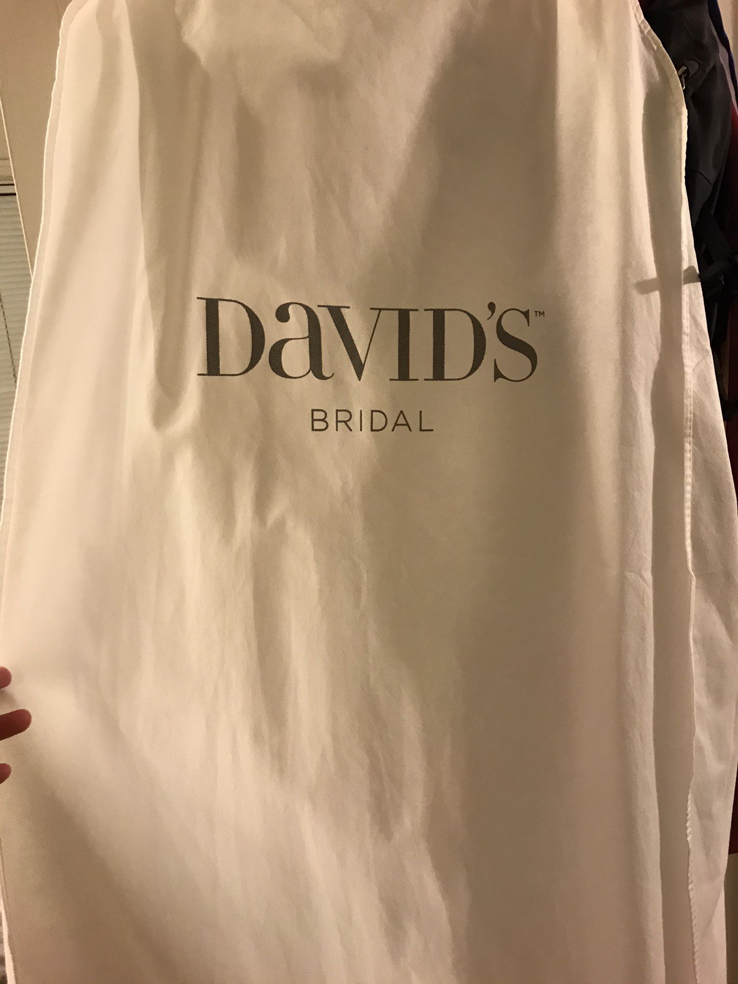 David’s Bridal Garment bag