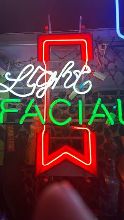 One off custom neon sign