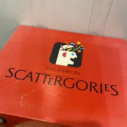 VINTAGE SCATTERGORIES GAME MILTON BRADLEY 1988 INCOMPLETE GREAT PARTY GAME