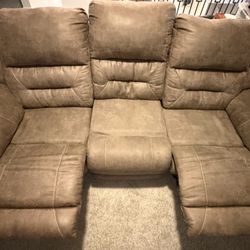 Ashley Furniture Dual Reclining Sofas – Set of 2