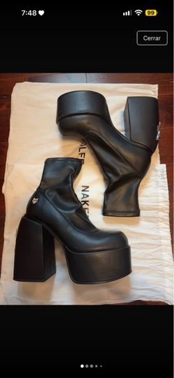 Naked wolfe boots size 8