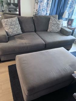 Couch and ottoman Good Condition