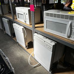 USED MICROWAVES ONLY $15 Each USED DISHWASHERS Only $50 Each 30 Day Warranty