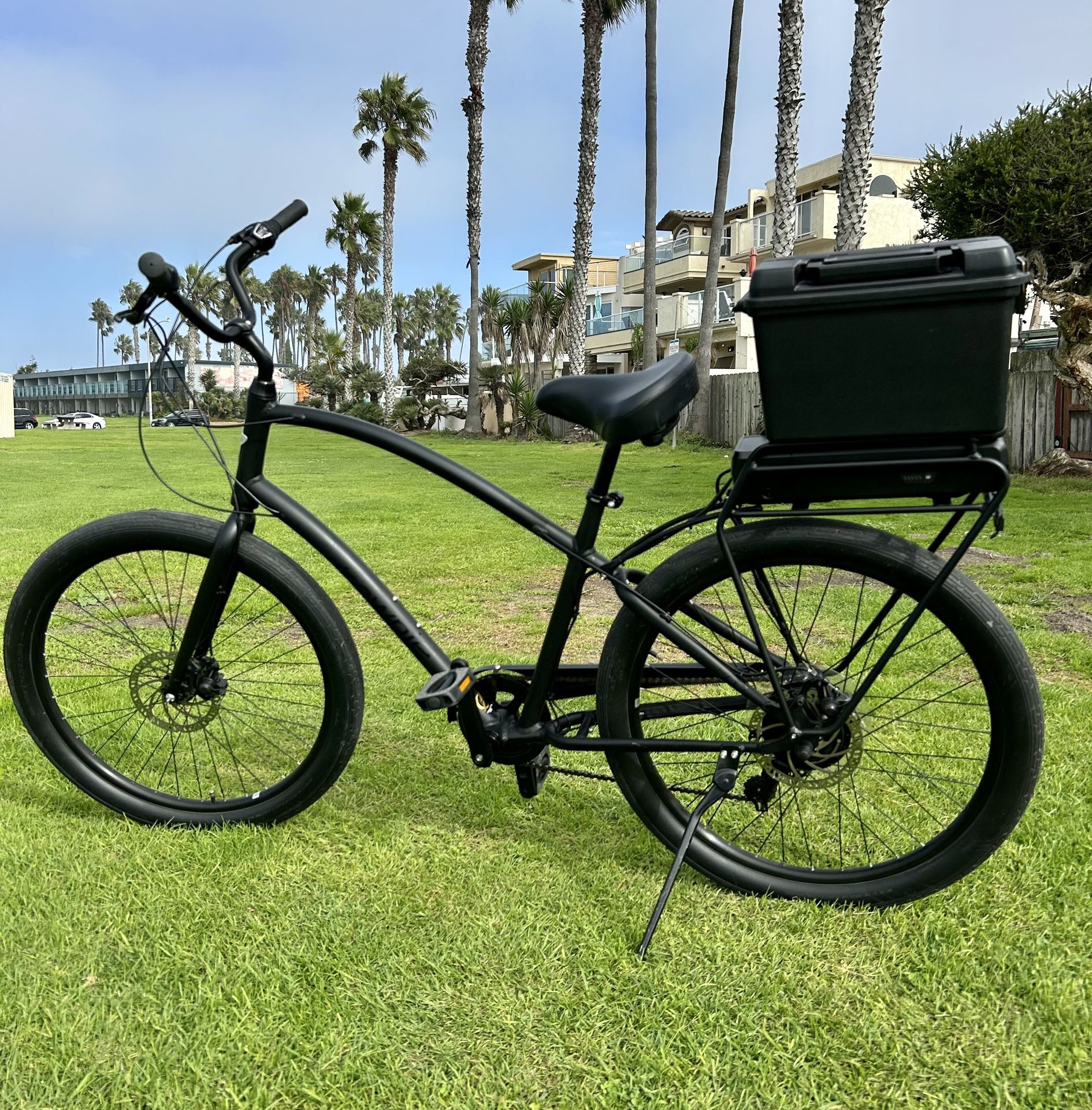 Electra Townie GO! 7D 27.5" Step-Over Electric E-Bike Matte Black