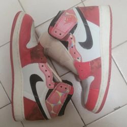 Nike Air Jordan 1 Retro High OG "Spider-Man Across the Spider-Verse”Size 7