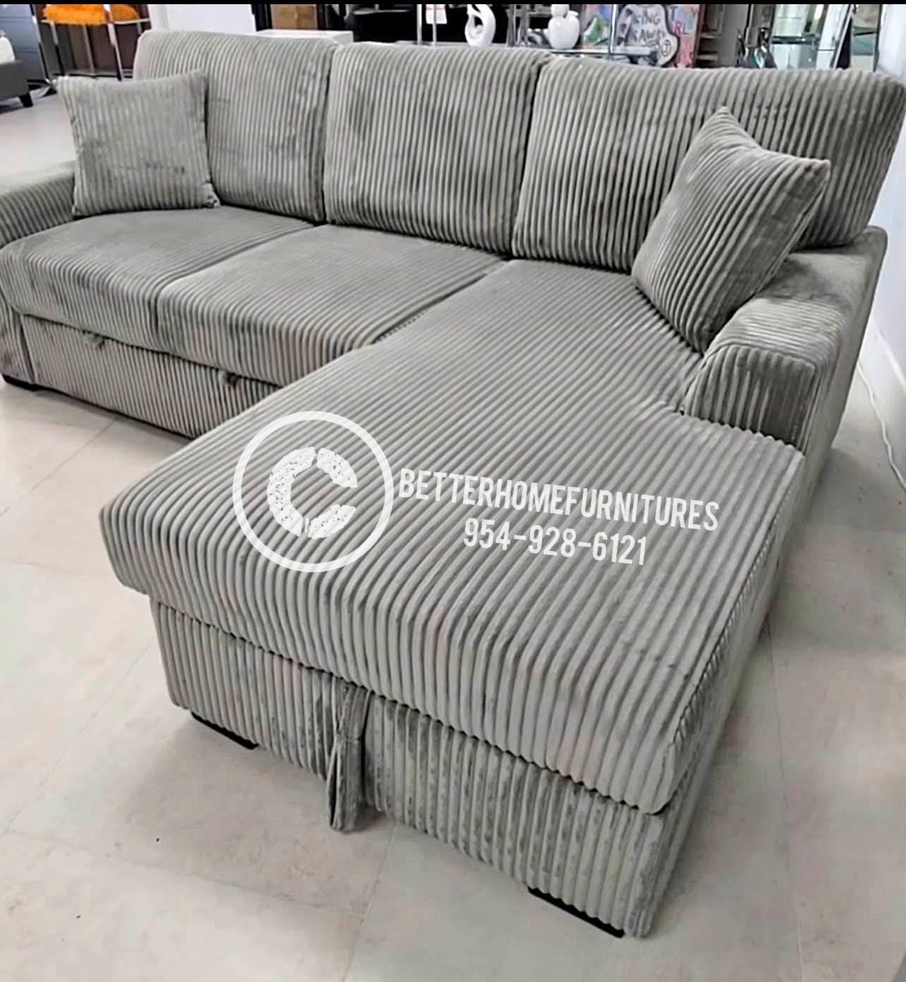 Modern Sleeper sectional sofas! Shop Now Pay Later - Finance available No Credit Needed ✅