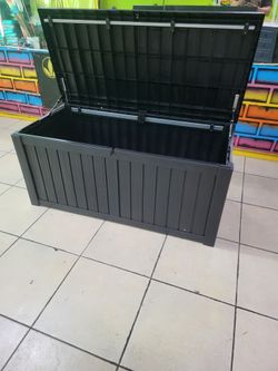 120 gallon storage deck box