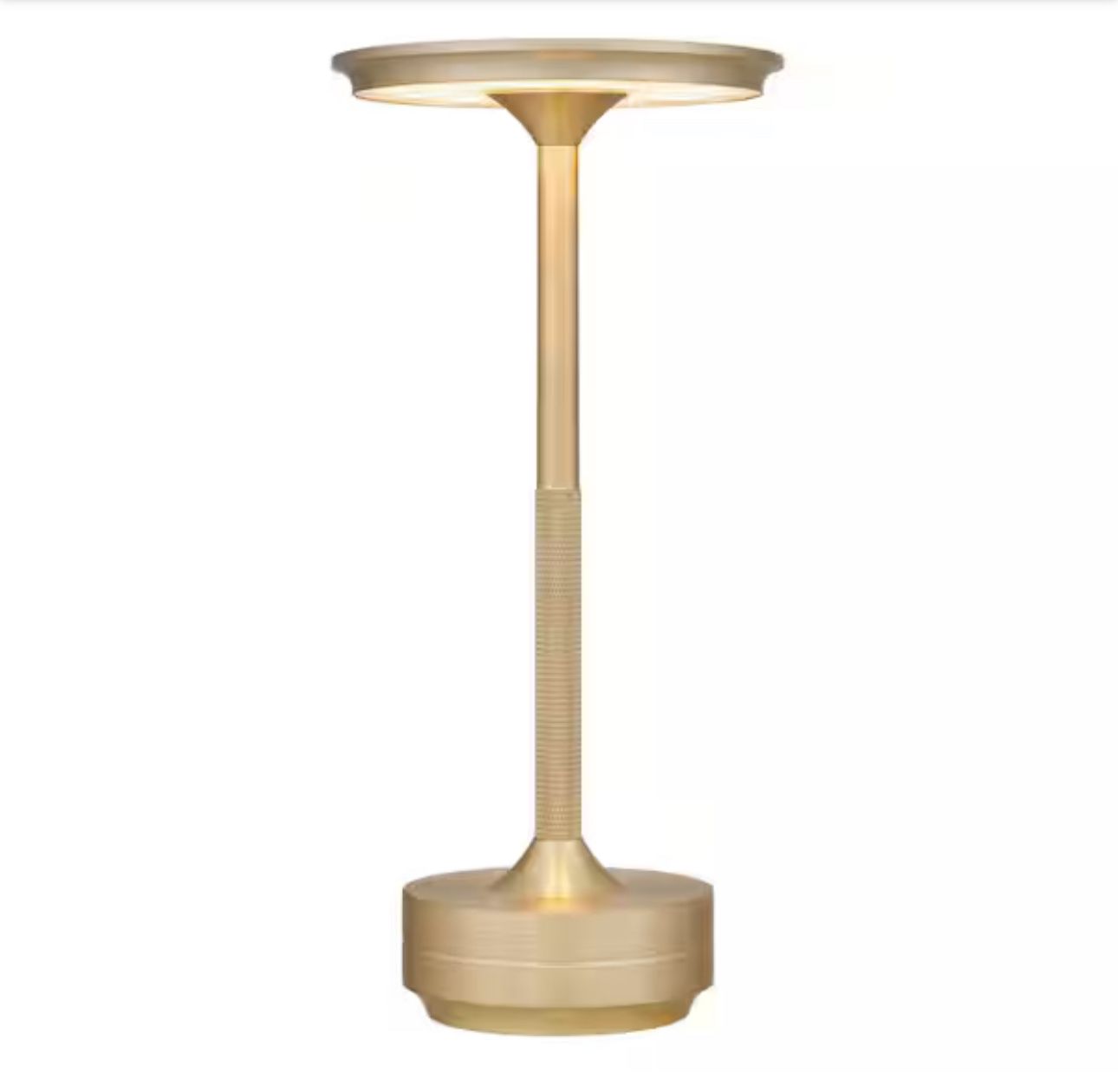 DSI LIGHTING 11.25 in. Bronze Gold Cordless Rechargeable LED Indoor/Outdoor Table Lamp