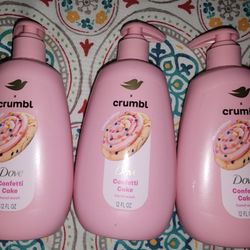 3 DOVE crubml hand soaps for 10.00