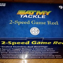 Deep sea rod and Reel combo 30 2 speed Eat  My Tackle 