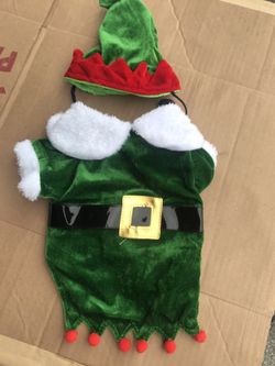 Elf dog outfit