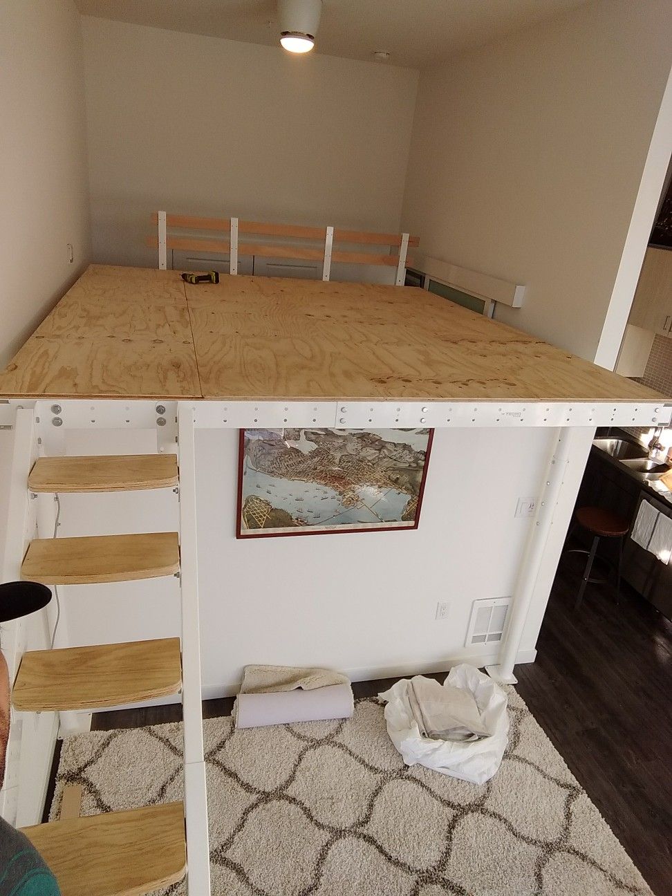 Tecrostar T8 mezzanine loft bed system
