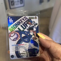 Dodger One Piece Baseball Card 