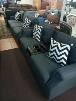 2 pc sofa/ love set $ 649.00
