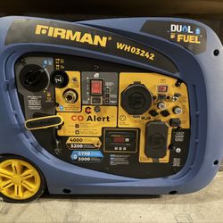 Firman WH03(contact info removed) Watt Dual Fuel Generator 