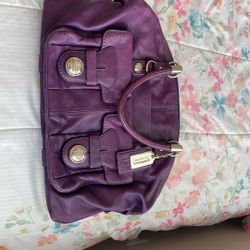 Purple Coach Satchel 