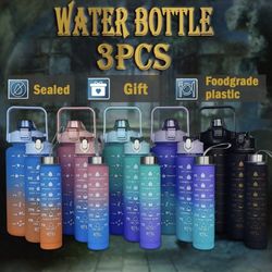 3 Piece Water Bottle Set