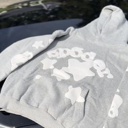 Sp5der Beluga Hoodie 'Grey'