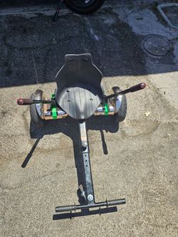 Hoverboard with Go-Kart Seat Attachment