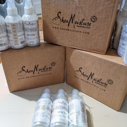 Shea Moisture Virgin Coconut Oil Daily Hydration Leave-in Treatment 4 fl oz Pack of Three Bottles