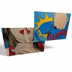 Vintage IKEA Y2K Pop Art Set of Two