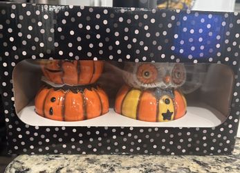 Johanna Parker Halloween cream And Sugar Set 