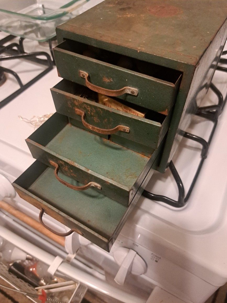 Vintage Small Metal Cabinet