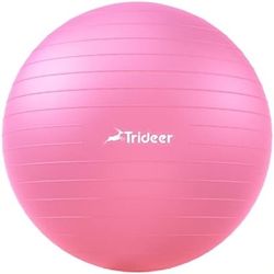 BRAND NEW👍TRIDEER PINK🩷 EXCERCISE WORKOUT-FIT GYM BALL☆Retail Cost $65--Selling Only $20👍