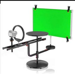 360 Rotating Platform, 360 Professional Photography Turntable, 360 Degree Spinner Camera Slider Rotating Photo Video Platform