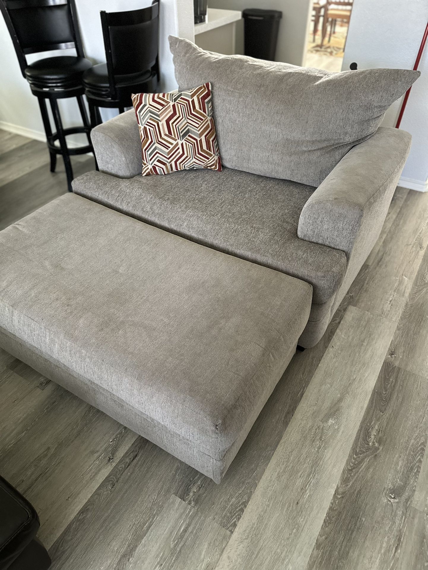 Chair + Ottoman