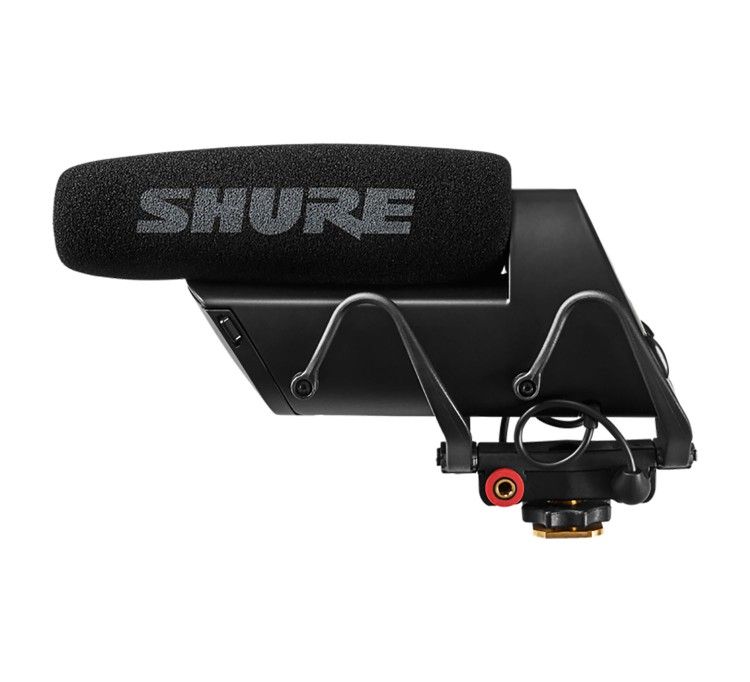 Shure VP83F LensHopper Camera Mount Condenser Microphone with Integrated Flash Recording