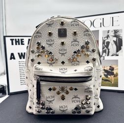 Mcm backpack studded