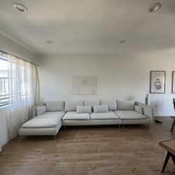 IKEA SONDERHAMN BEIGE SECTIONAL COUCH