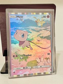 Pokémon Custom Mew Trading Card