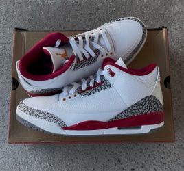 Jordan 3 Cardinal Red