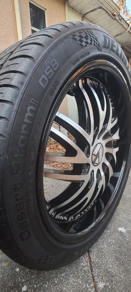 245/45/ZR20 set of 4 tires and rims very good Condition