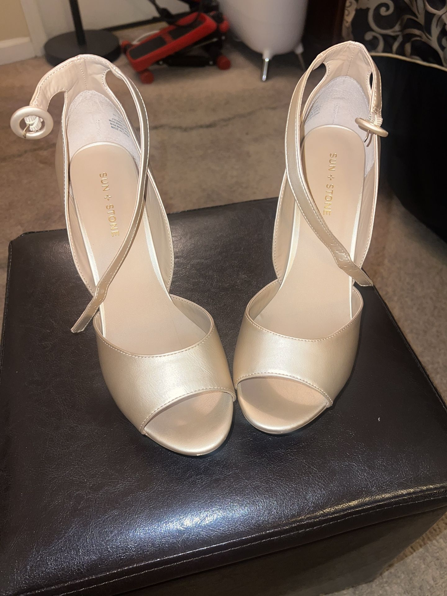 Sun + Stone Gold Shoes