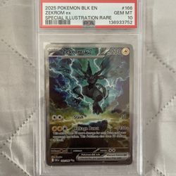 Pokemon Zekrom ex 166/086 PSA 10 (Black Bolt)