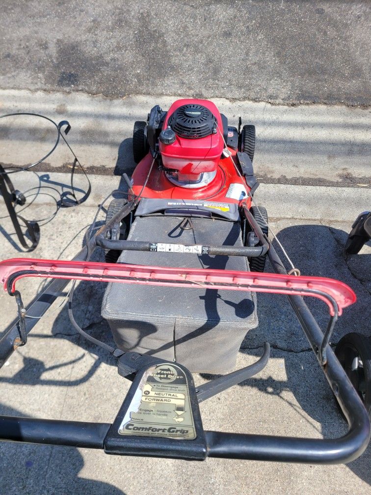 Front Wheel Drive. Honda Lawn Mower
