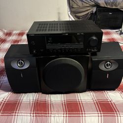 Stereo  and Bose speakers 