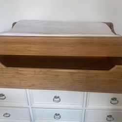 Solid Bamboo Baby Changing Table