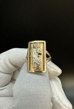 ST JUDAS GOLD RING #35683