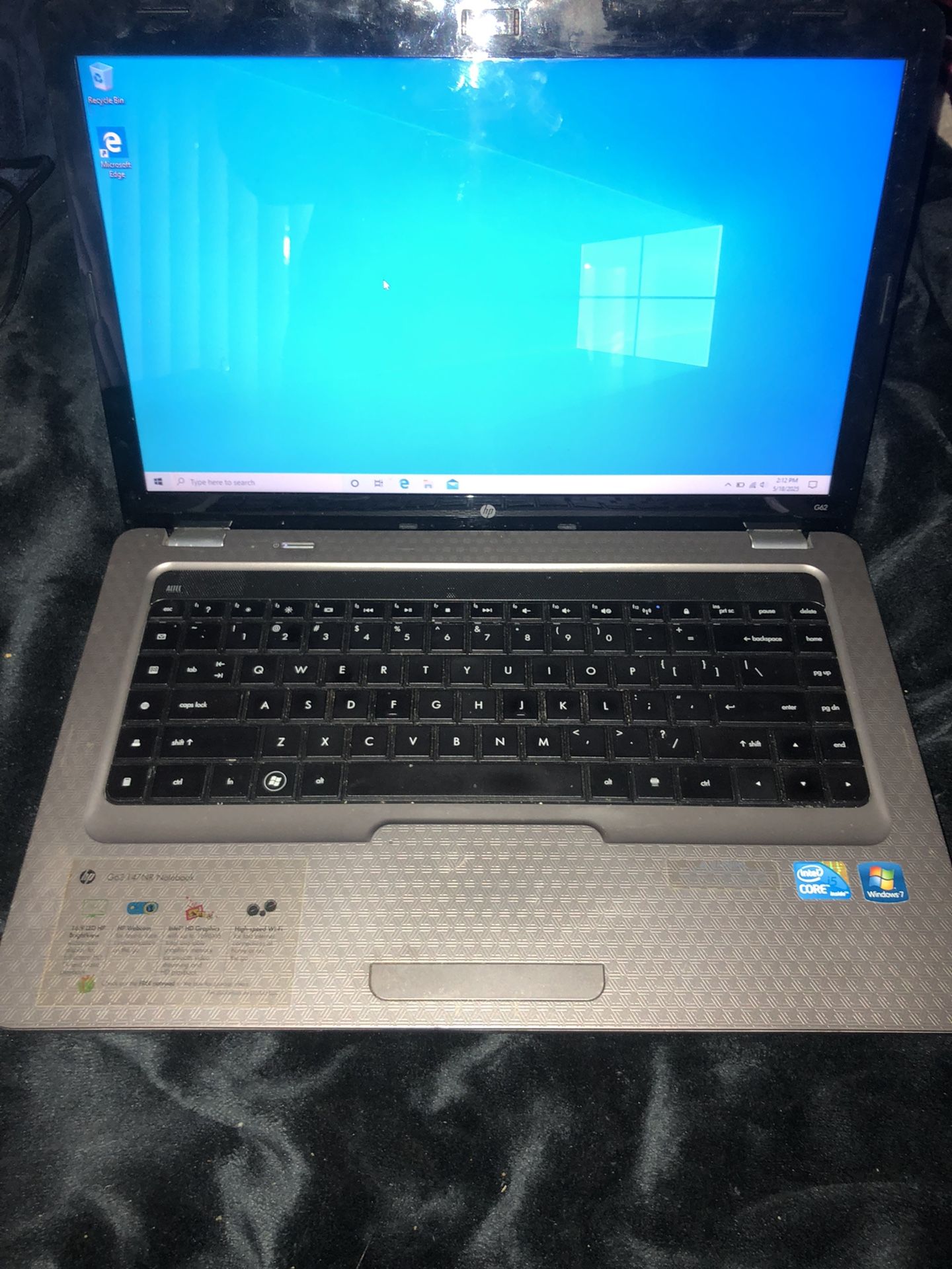 hp laptop g62 notebook