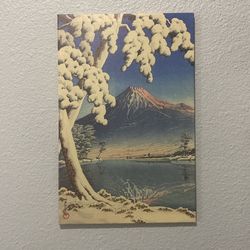 Canvas Wall Art: Mount Fuji from Lake Kawaguchi