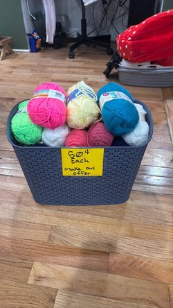 Skeins of yarn