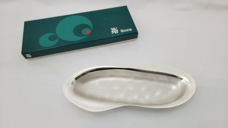 WMF Ikora Germany Vintage Silverplate Small Platter Butter Candy Art Deco w. box