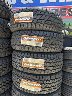 265/70r17 Arroyo tires Nuevas con 50,000 millas de garantía las 4